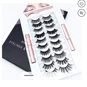 New 10 Pack of Magnetic Lashes with Eyeliner